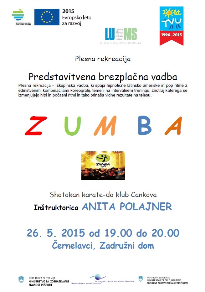 Bi poskusile ZUMBAti?